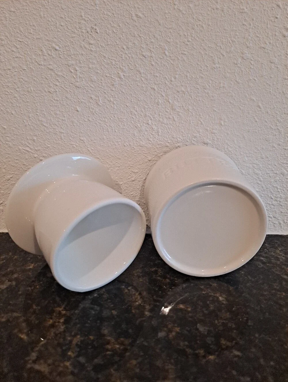 Priority Cheff Ceramic Butter Crock - White French Dish Countertop